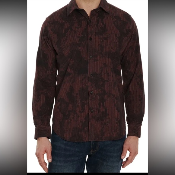 Robert Graham Winter Mens NARA PARK long sleeve shirt size Xl NWT $198